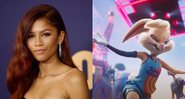 Zendaya (Foto: Matt Winkelmeyer / Getty Images) Lola Bunny de Space Jam: Um Novo Legado (Foto: Divulgação/HBO Max)