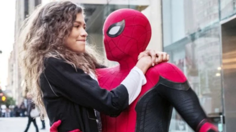 Zendaya e Tom Holland em Homem-Aranha (Foto: Reprodução)