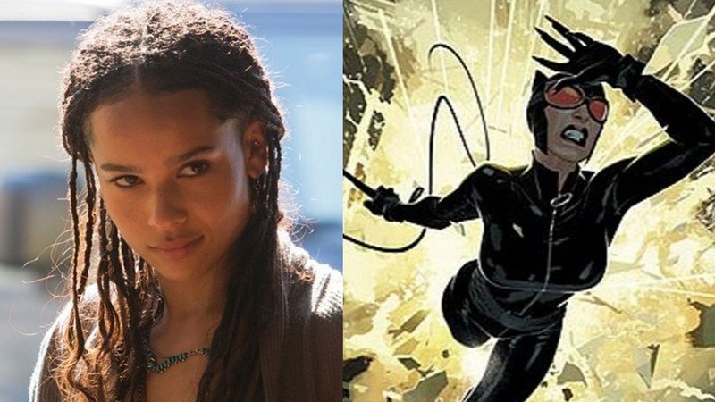 Zoë Kravitz será a Mulher-Gato em The Batman (Foto: Reprodução/ Foto 2: Reprodução/ DC Comics)