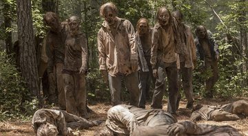 Zumbis em The Walking Dead (Foto: Reprodução/AMC)