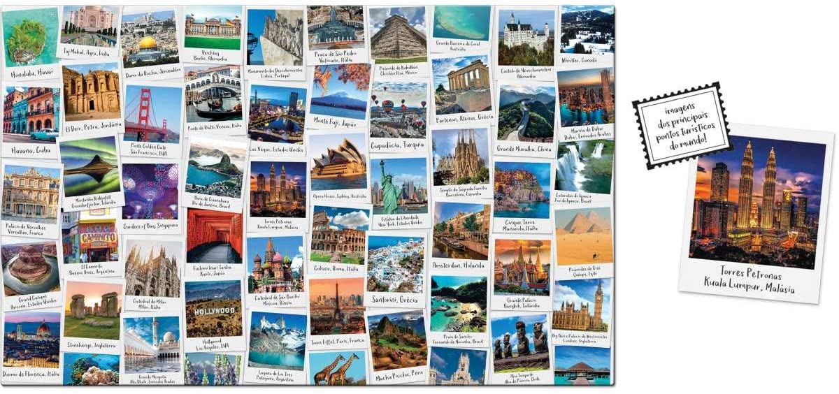 Quebra-Cabeça Bombardeio em Argel 4000 Peças