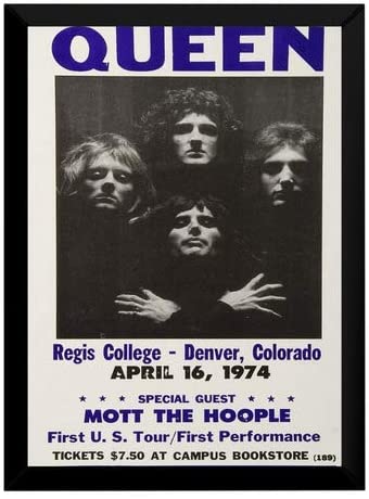 Quadro Banda Queen Cartaz Show