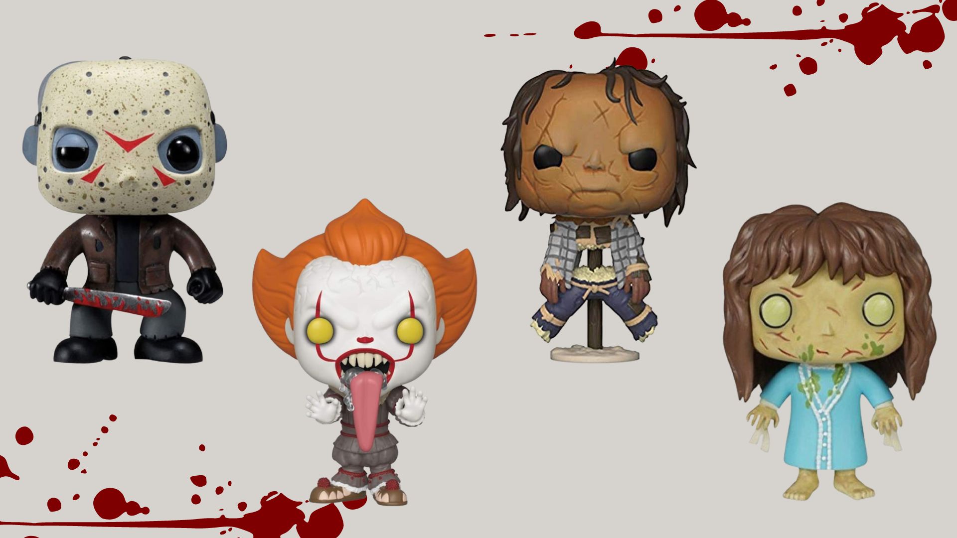 12 bonecos colecionáveis para os fãs de filmes de terror