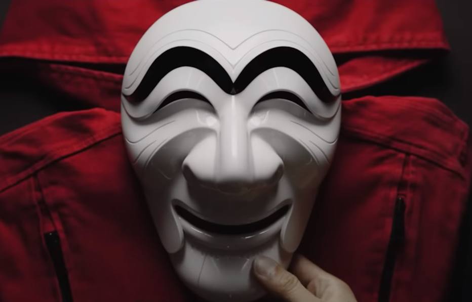 A máscara de 'La Casa de Papel: Coreia'