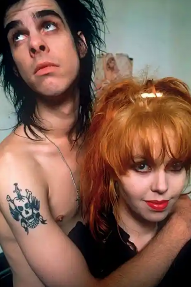 Nick Cave e Anita Lane (via theredhandfiles.com)
