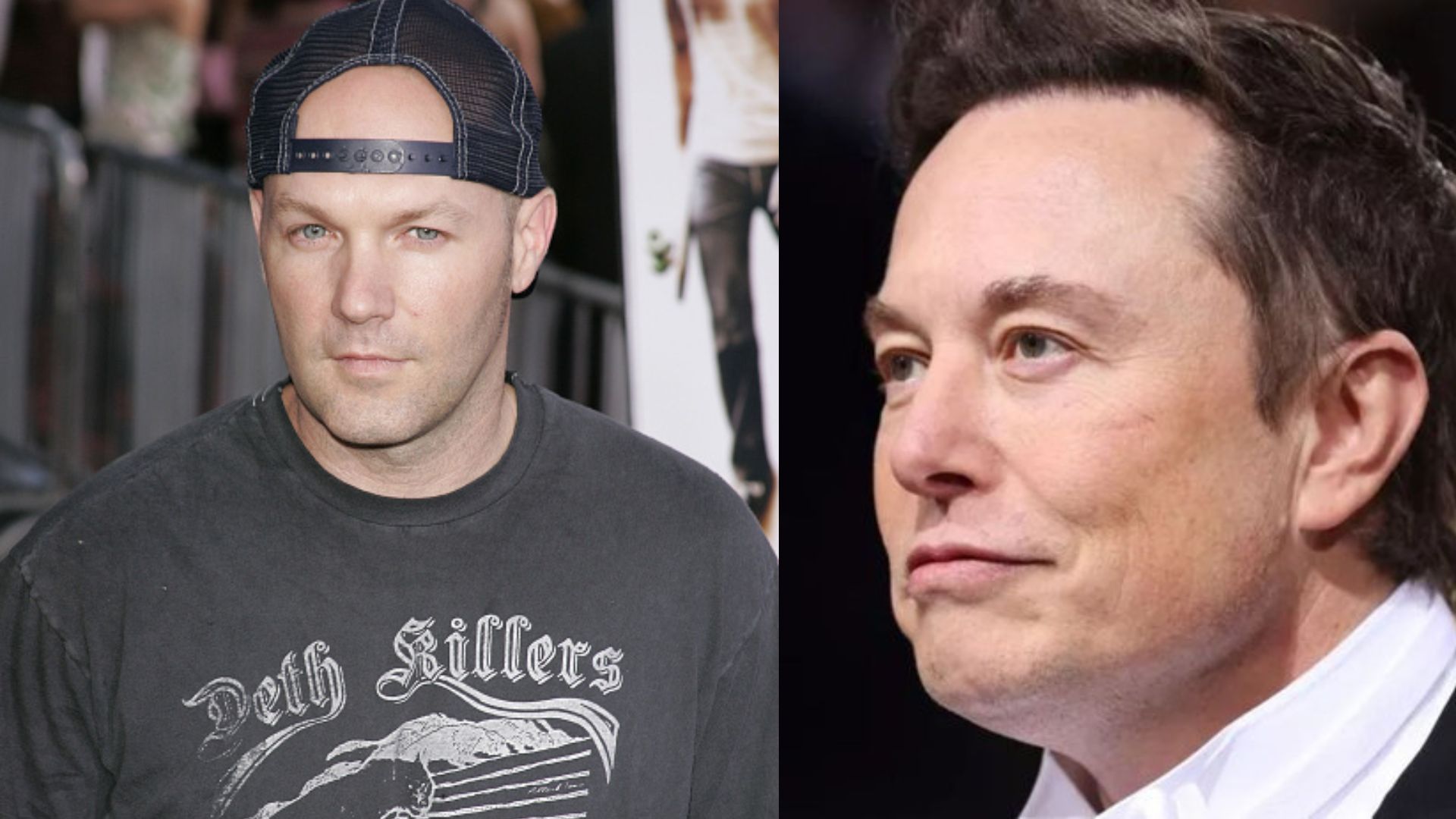 Fred Durst (Foto: Merritt/FilmMagic/GettyImages) Elon Musk (Foto: reprodução/Twitter)