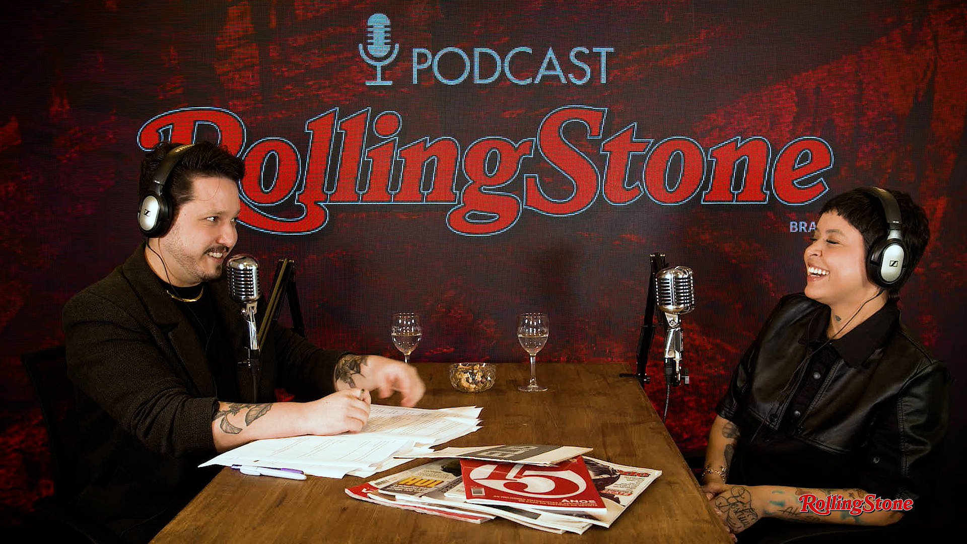 Kell Smith no podcast 'Quem É Seu Ídolo?' (Reprodução)