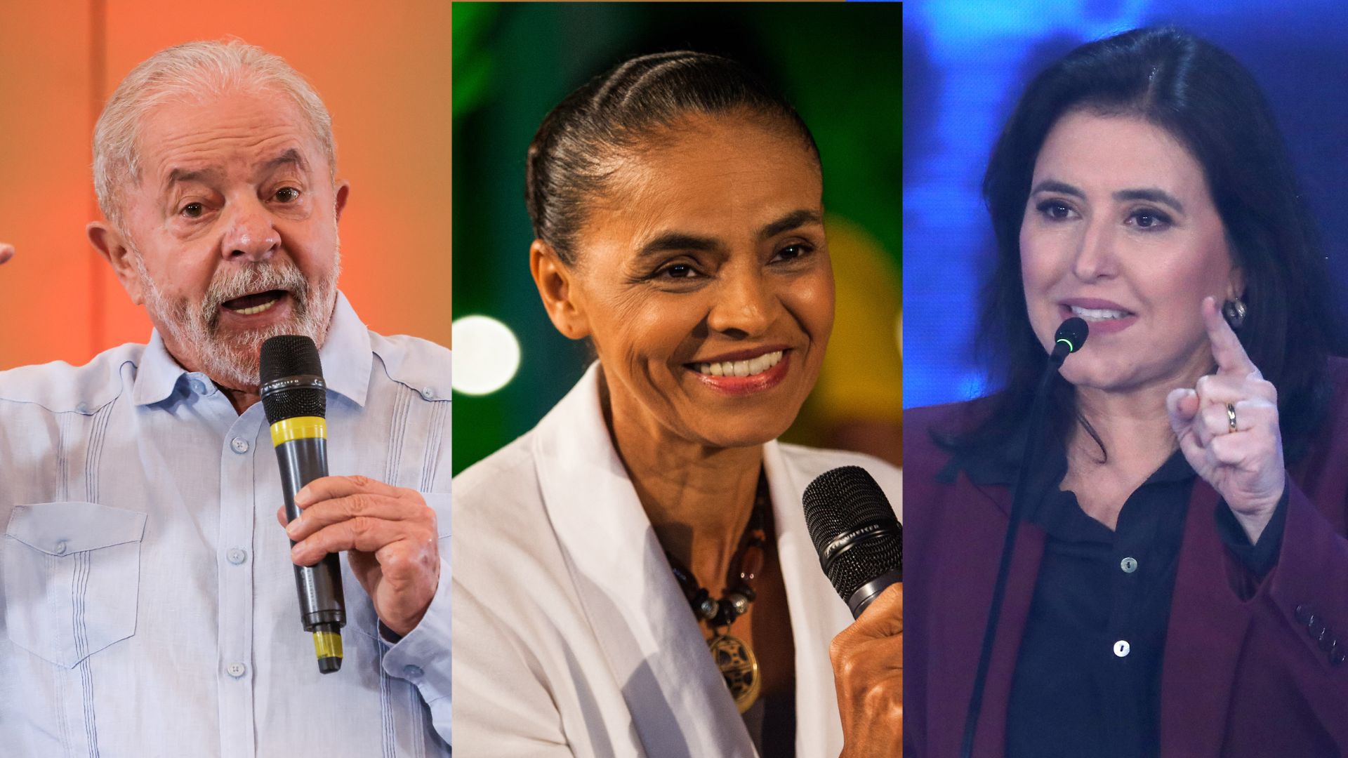 Lula (Foto: Alexandre Schneider) / Marina Silva  (Foto: Victor Moriyama) Simone Tebe (Foto: Rodrigo Paiva)
