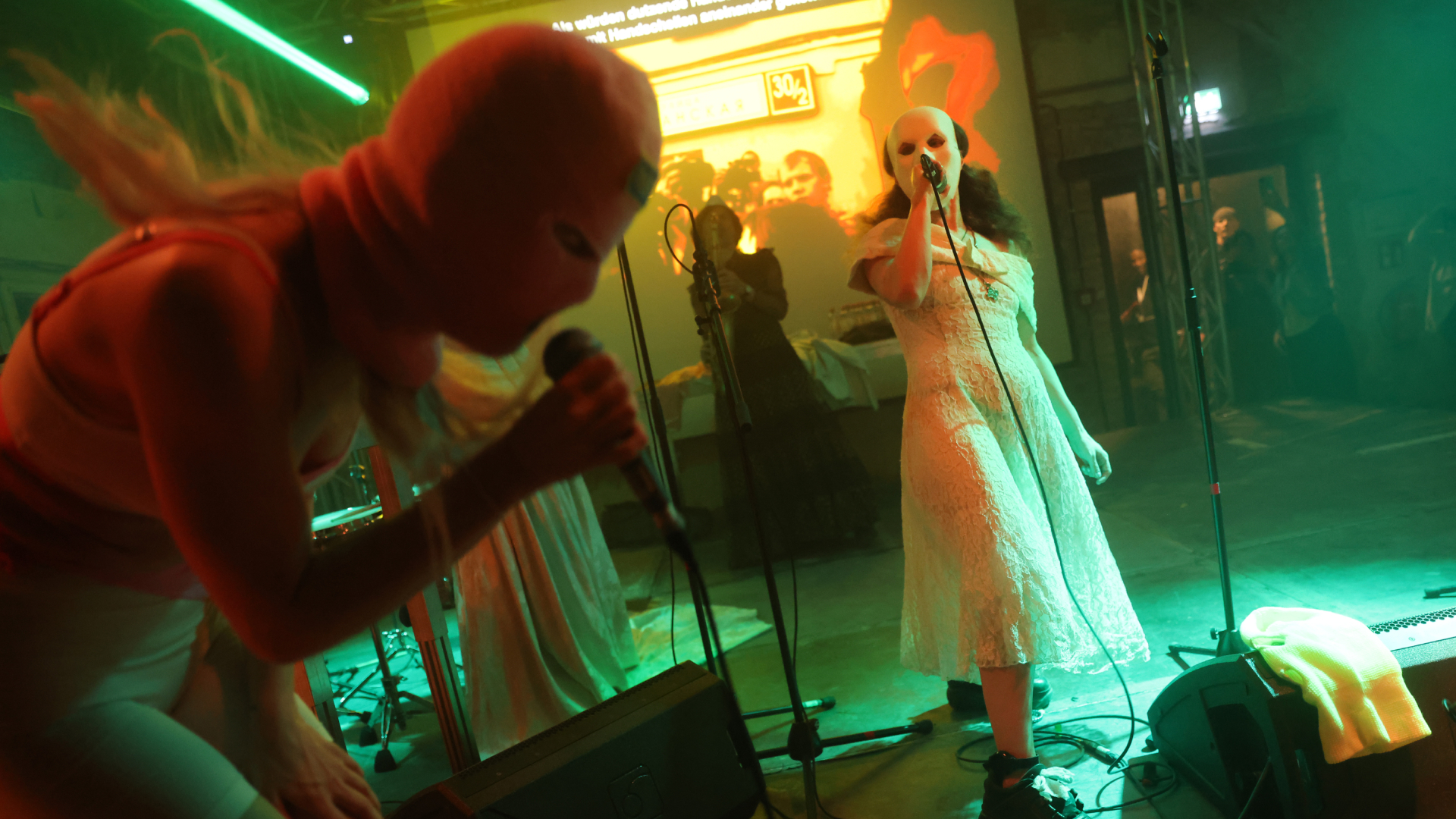 Pussy Riot em Berlim, em 2022 (Foto: Getty Images)