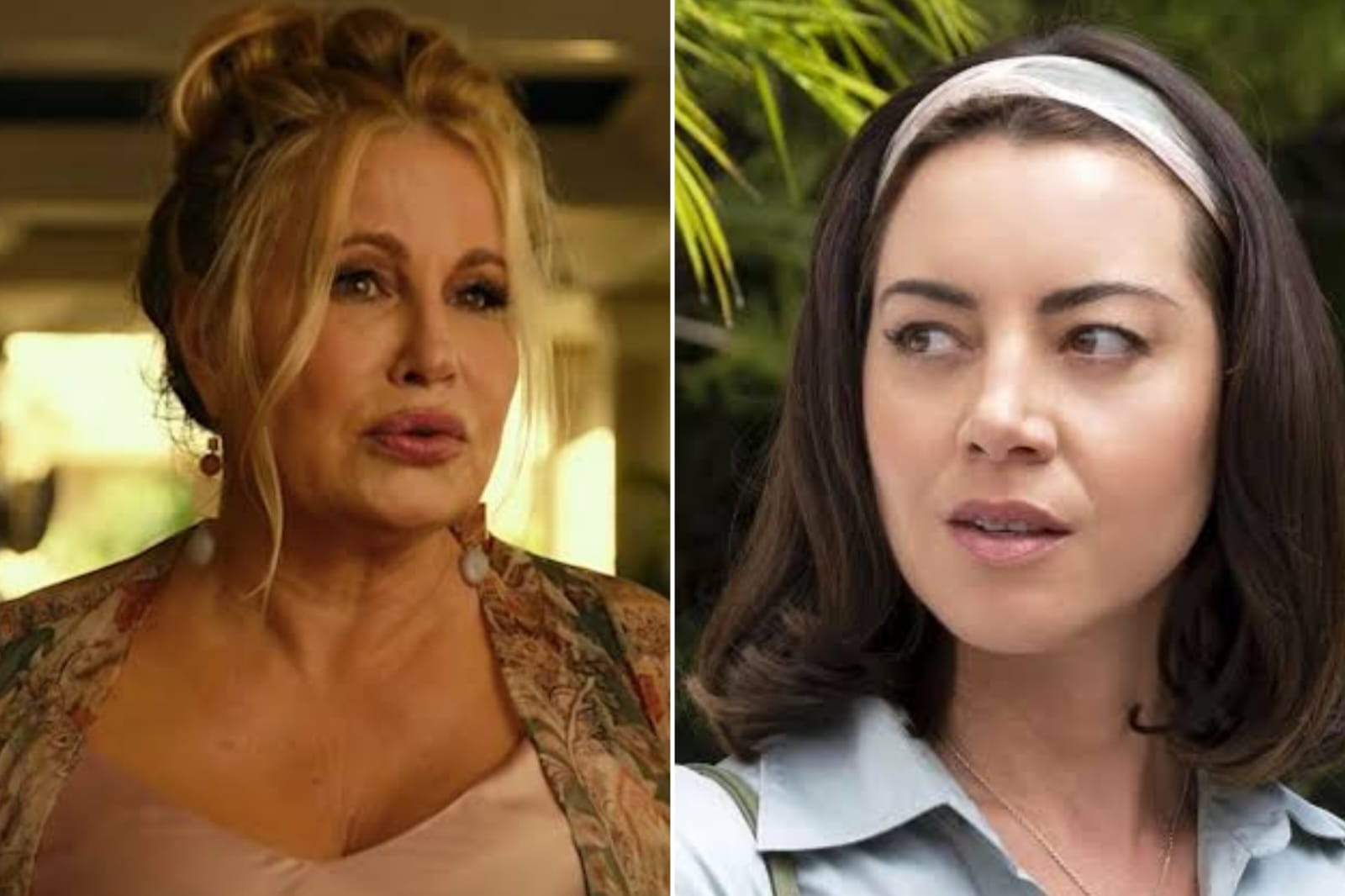 Jennifer Coolidge e Aubrey Plaza: Globo de Ouro (Reprodução)