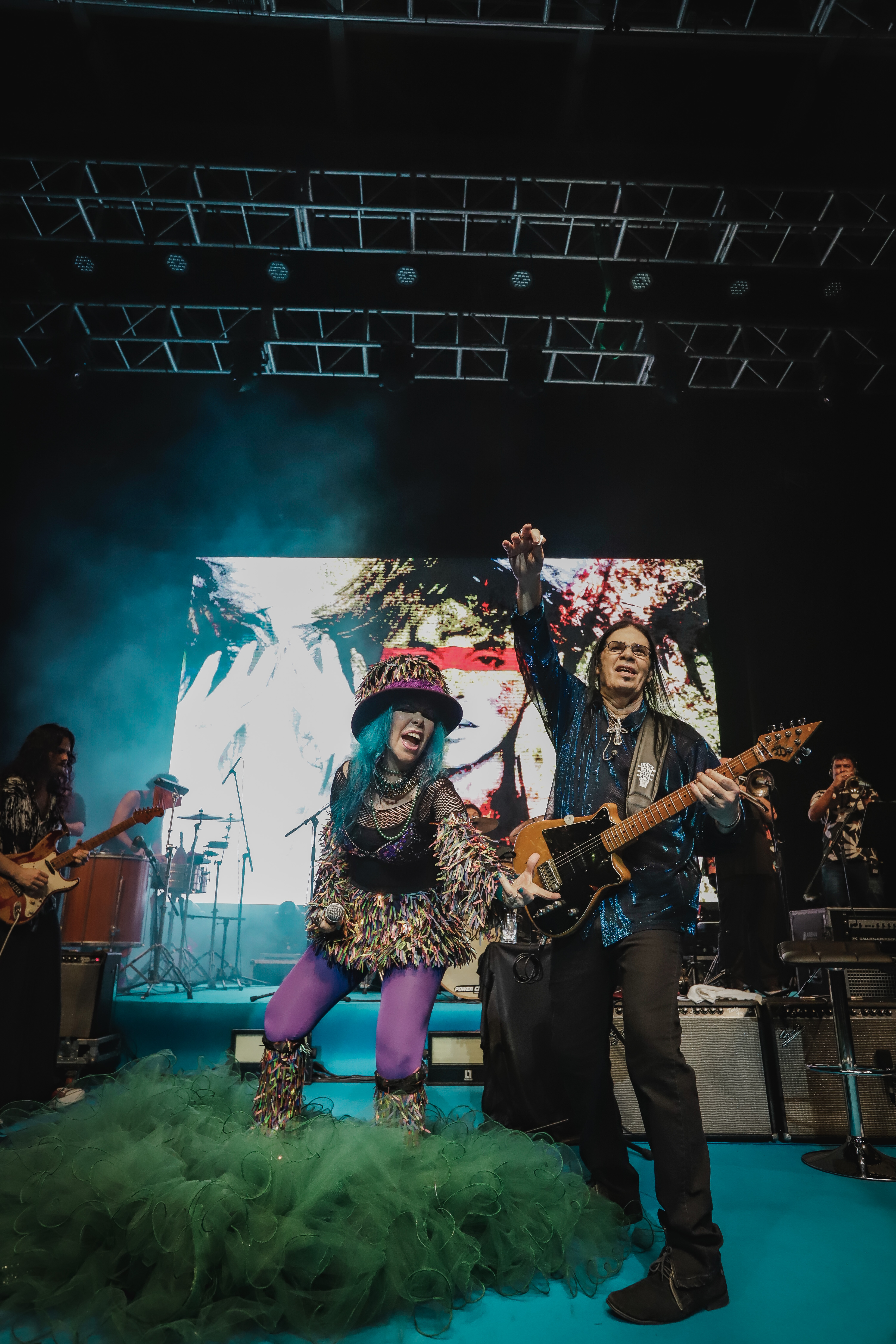 Baby do Brasil e Pepeu Gomes na turnê 140 Graus (Sercio Freitas)