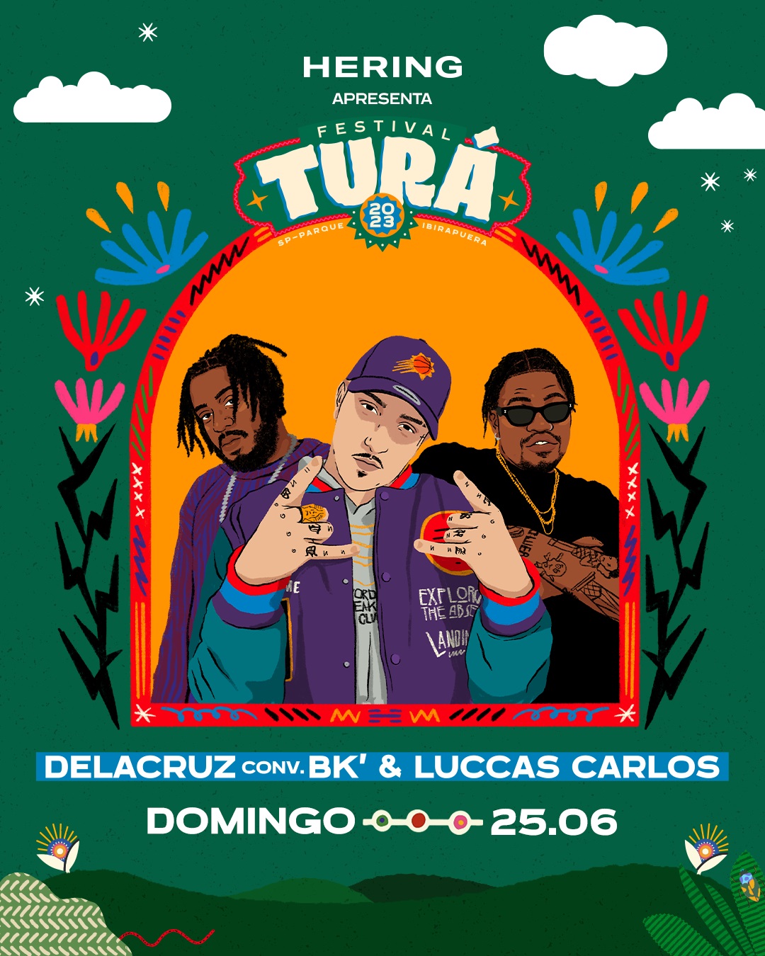 Show de Delacruz com BK' e Luccas Carlos