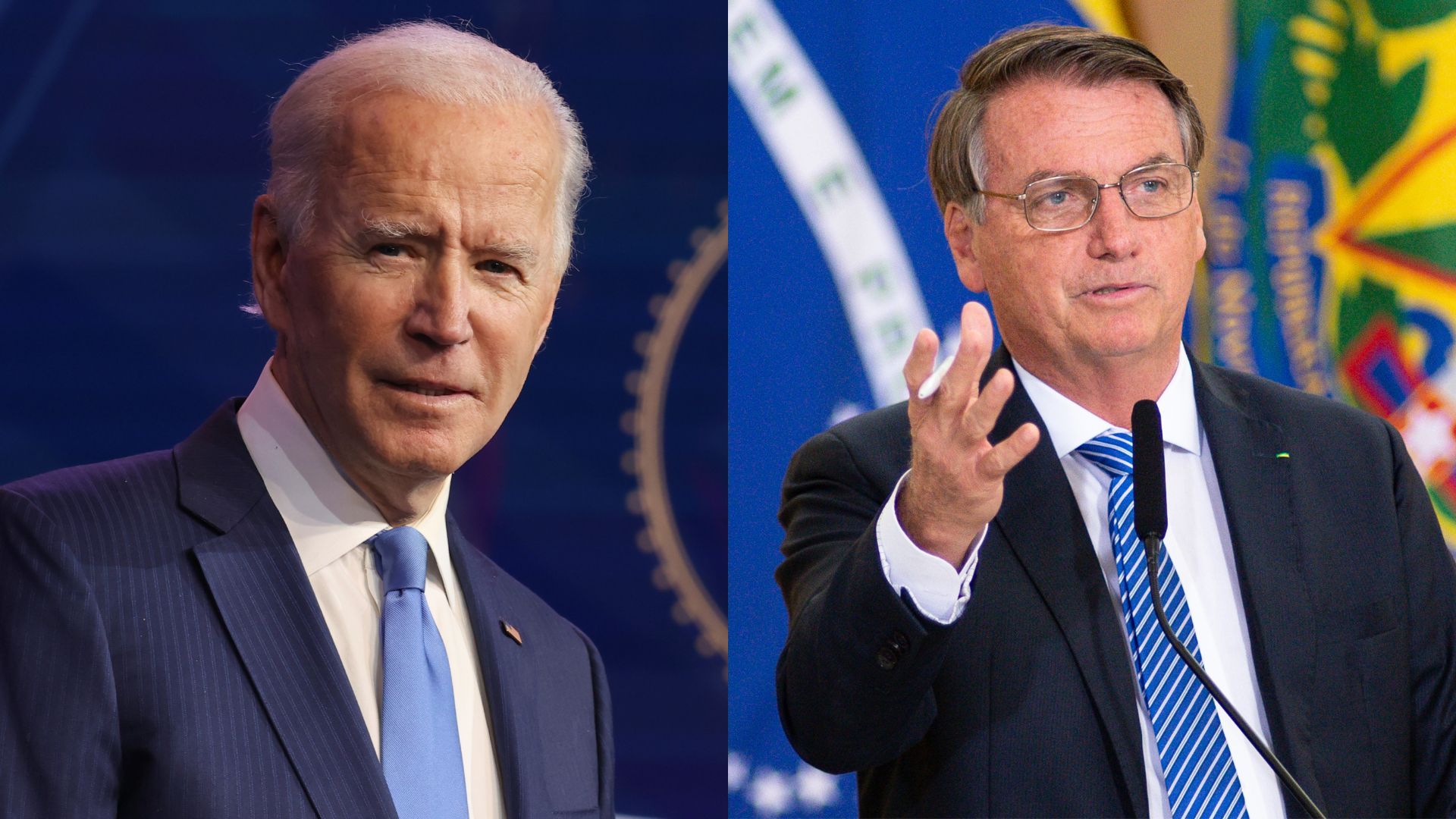 Joe Biden, Jair Bolsonaro (foto: Getty Images)