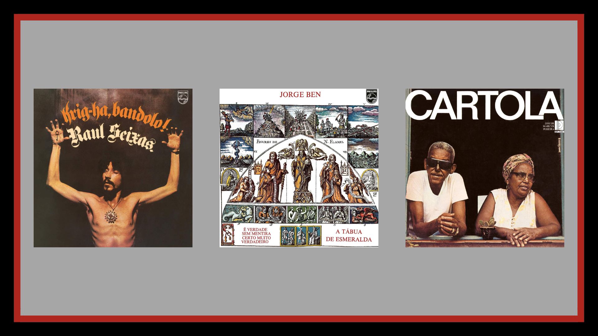 Celebre o melhor da música nacional com esses discos de vinil