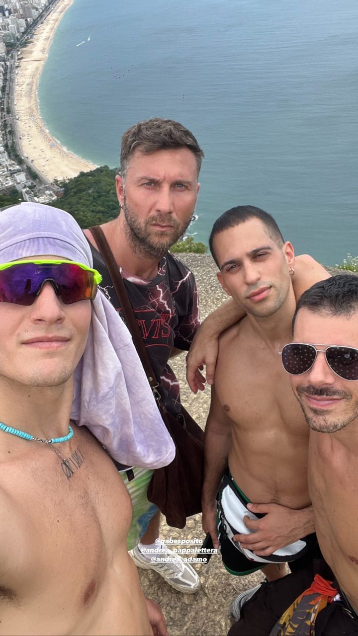 Mahmood no Brasil (Reprodução/Instagram)