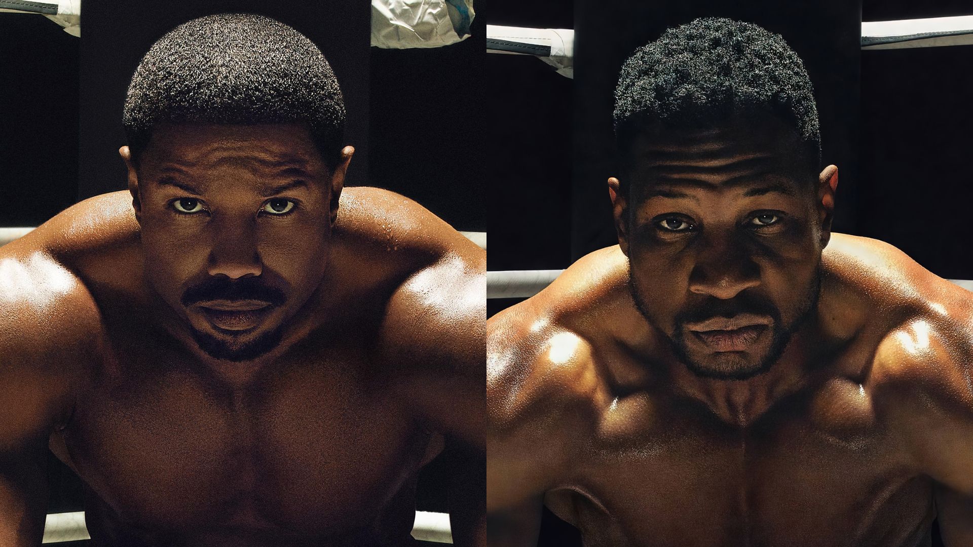 Michael B. Jordan e Jonathan Majors em Creed III (Foto: Divulgação)