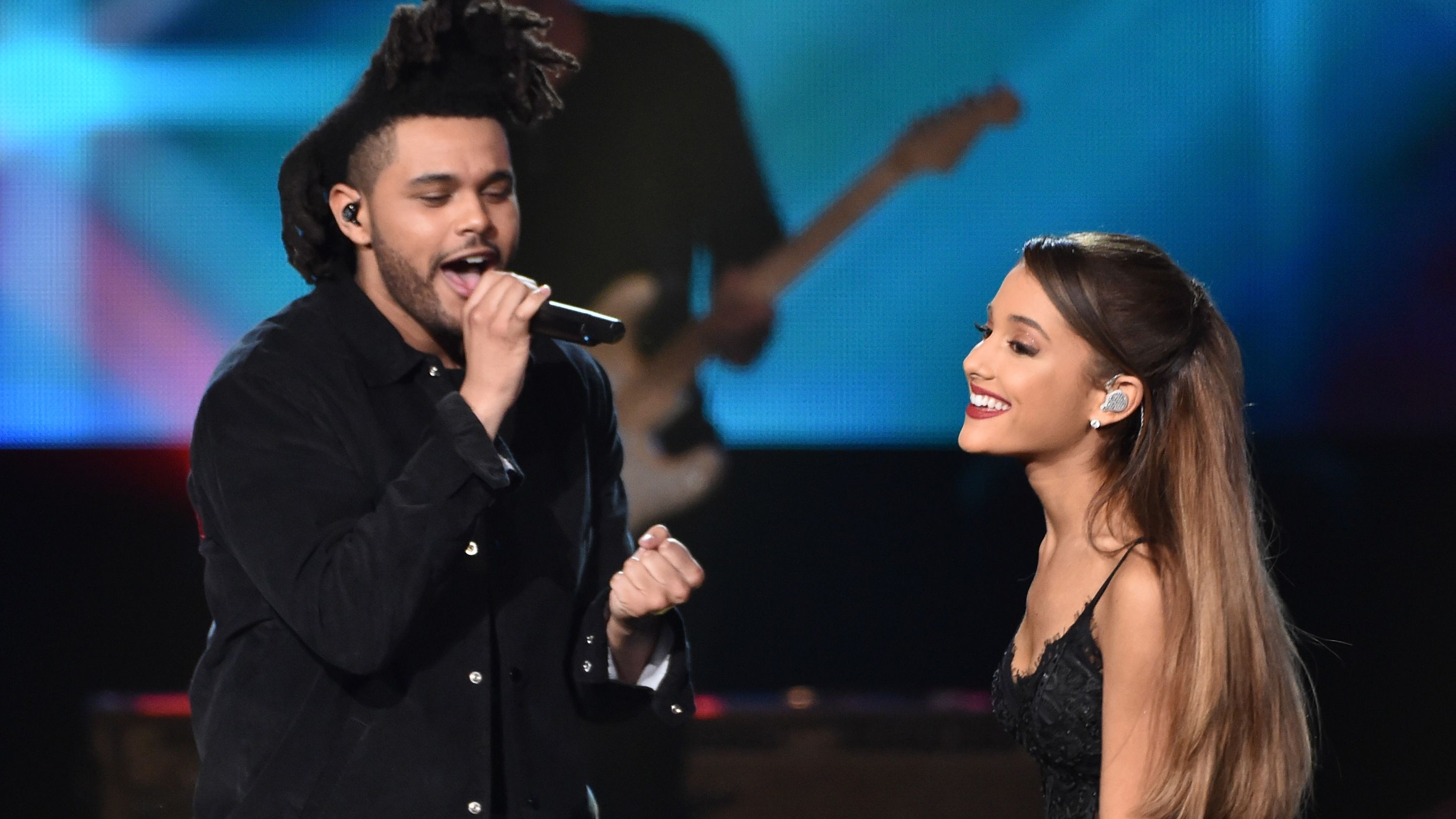 The Weeknd e Ariana Grande (Foto:  Kevin Winter/Getty Images)