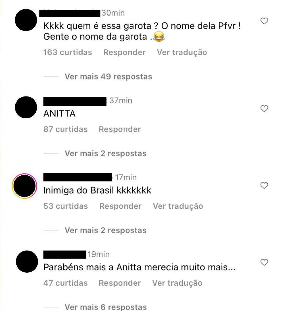 Brasileiros atacam Samara Joy