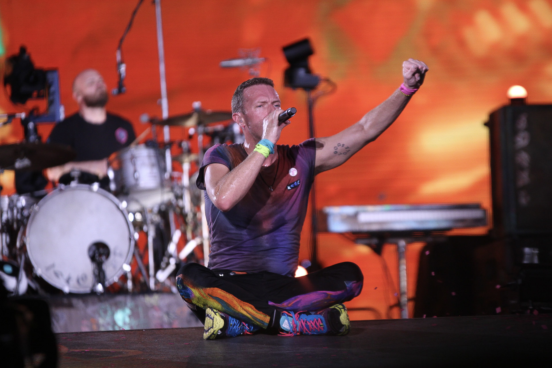 Chris Martin: Coldplay no Brasil vira dossiê especial digital da Rolling Stone Brasil (Caroline Hecke/Live Nation Brasil)