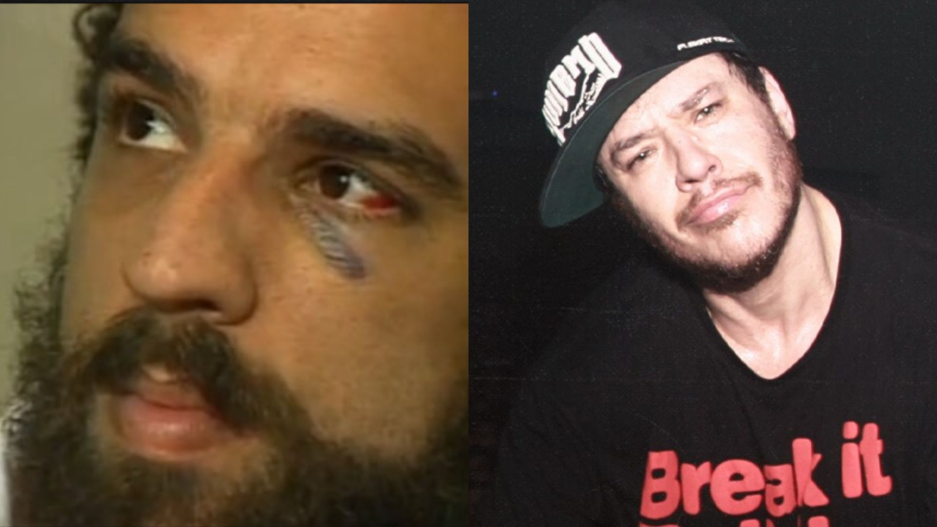 Marcelo Camelo (Foto: reprodução/YouTube/Globo) Chorão (Foto: Reprodução)