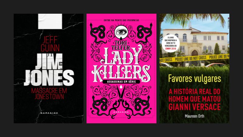 Confira 20 obras sobre Crimes Reais que estão em oferta na Amazon