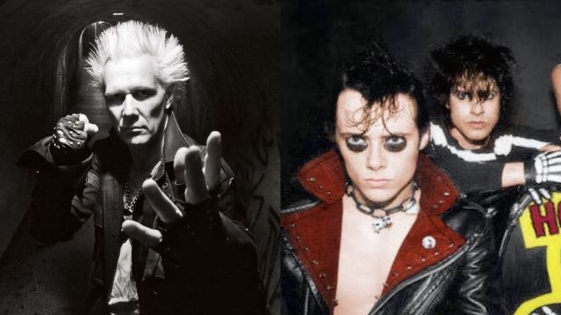 Supla (Foto: Divulgação) e Misfits em 1978 (Foto: Reproducao / GoFundMe)