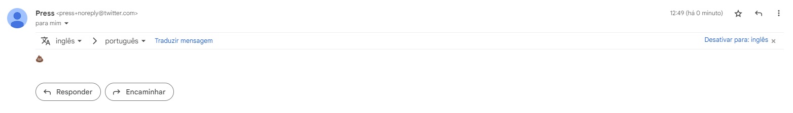 Emoji de cocô do Twitter