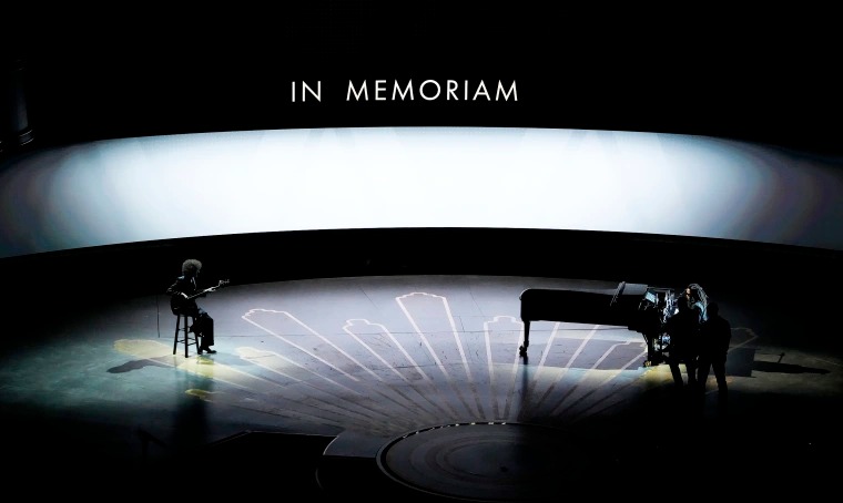 Segmento In Memoriam do Oscar 2023 (Reprodução)