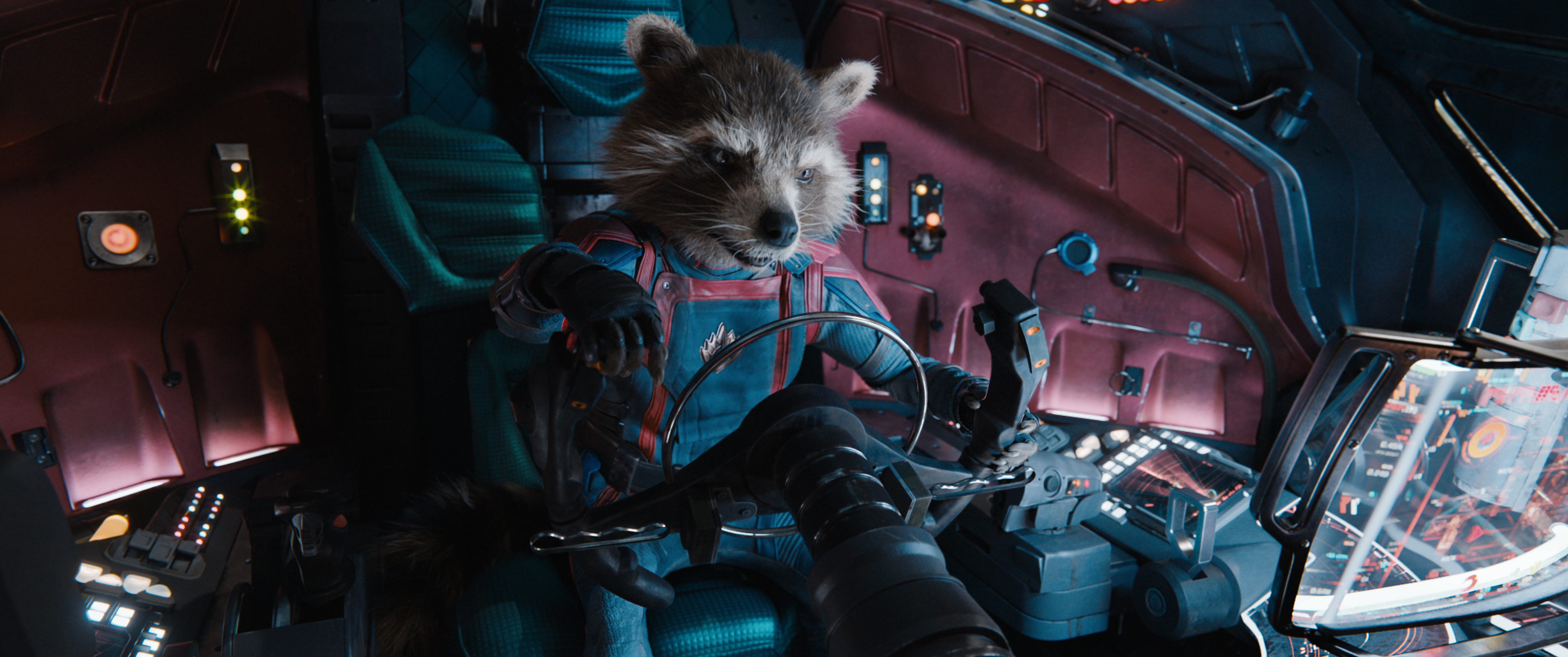 Rocket Racoon em Guardiões da Galáxia Vol. 3