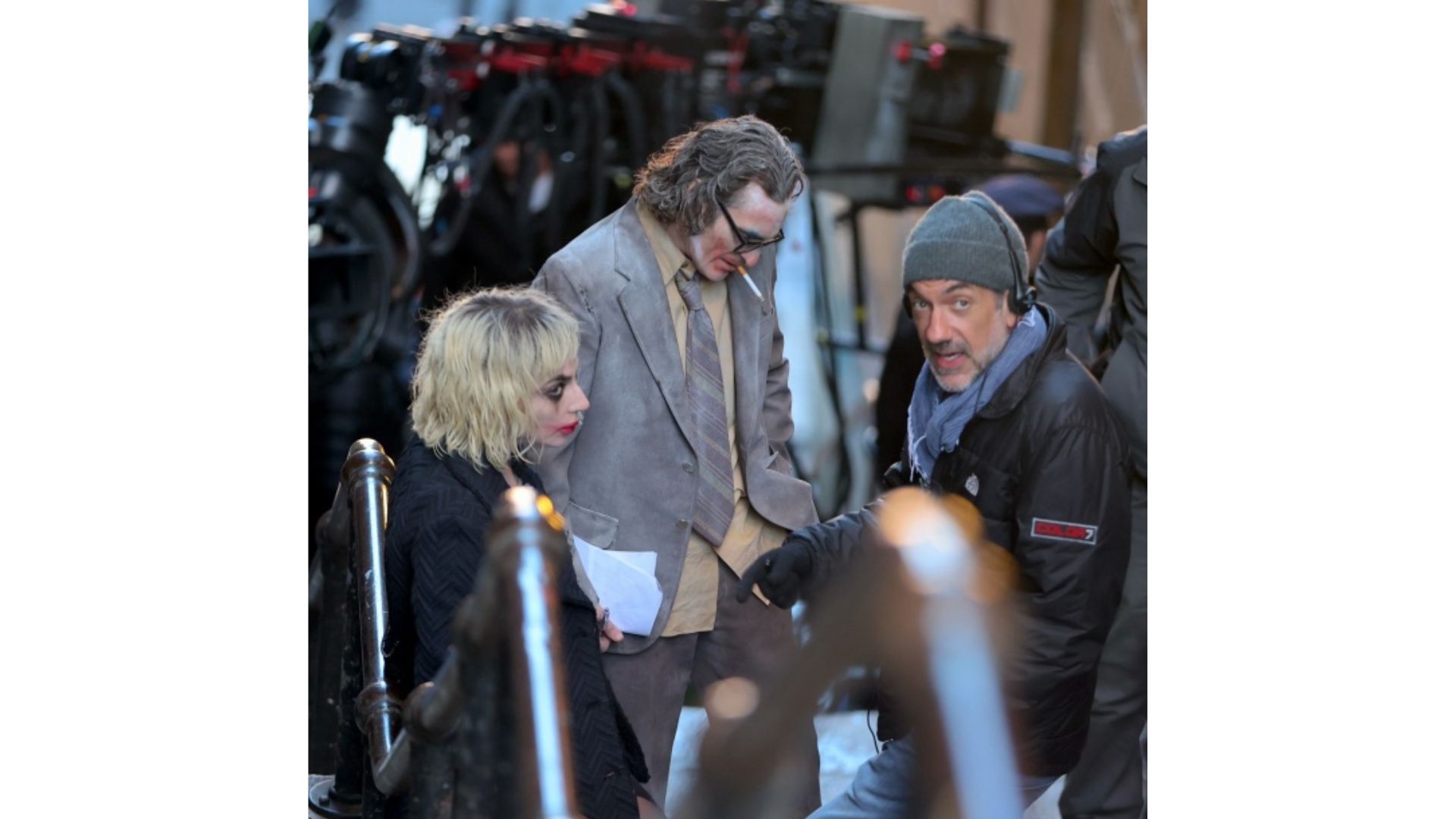 Joaquin Phoenix e Lady Gaga em "Joker: Folie à Deux"