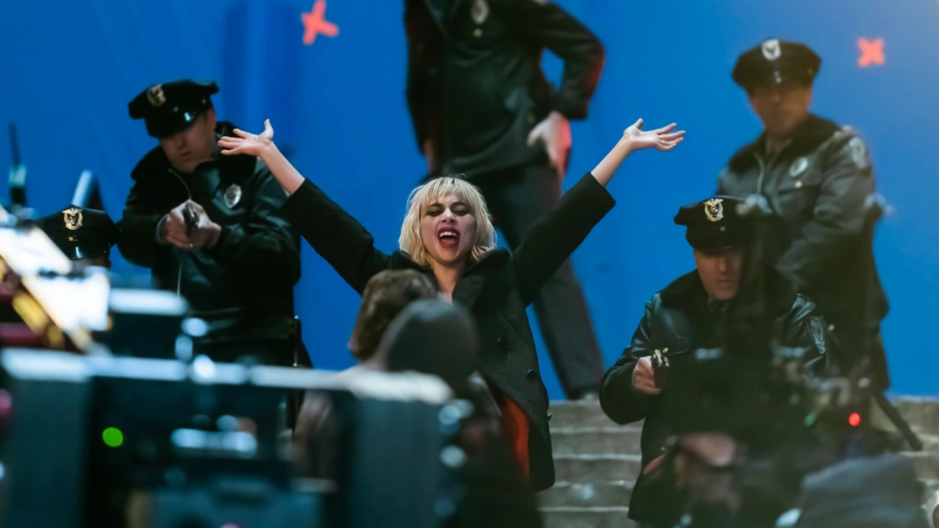 Lady Gaga com Harley Quinn em "Joker: Folie à Deux"