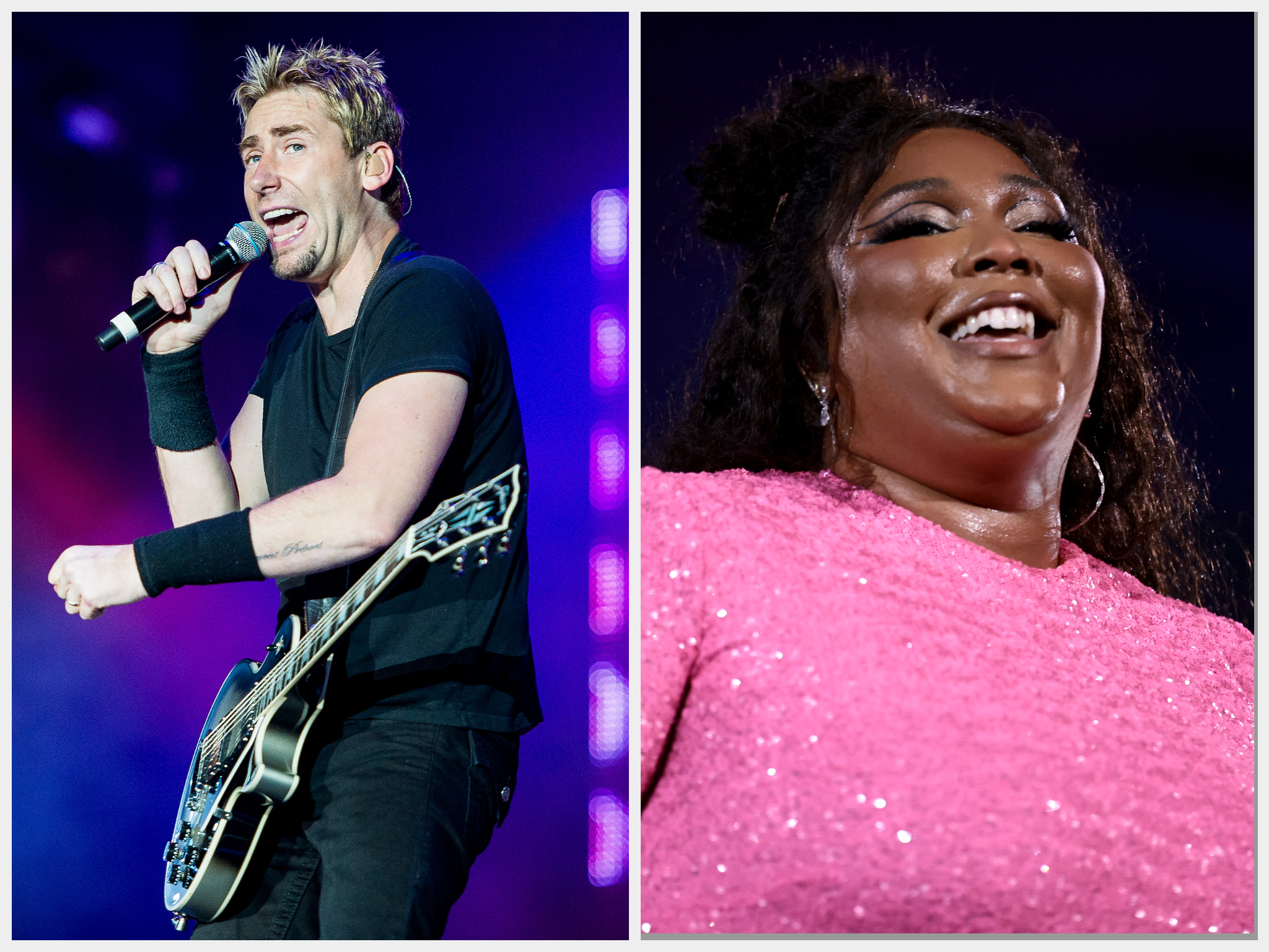Chad Kroeger e Lizzo (Getty Images)