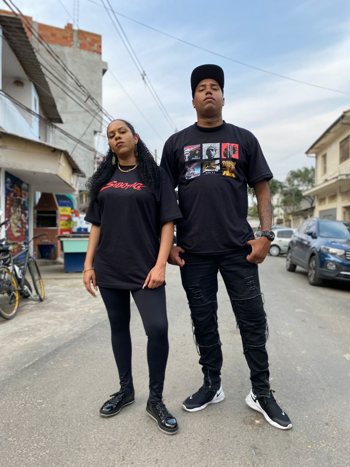 Tamires Rocha e Wanderson "Sabotinha" dos Santos (Foto: Acervo Família / Divulgação Som Livre)