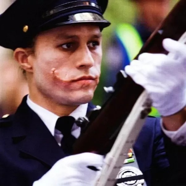 Heath Ledger em teste para Coringa (Foto: reprodução)