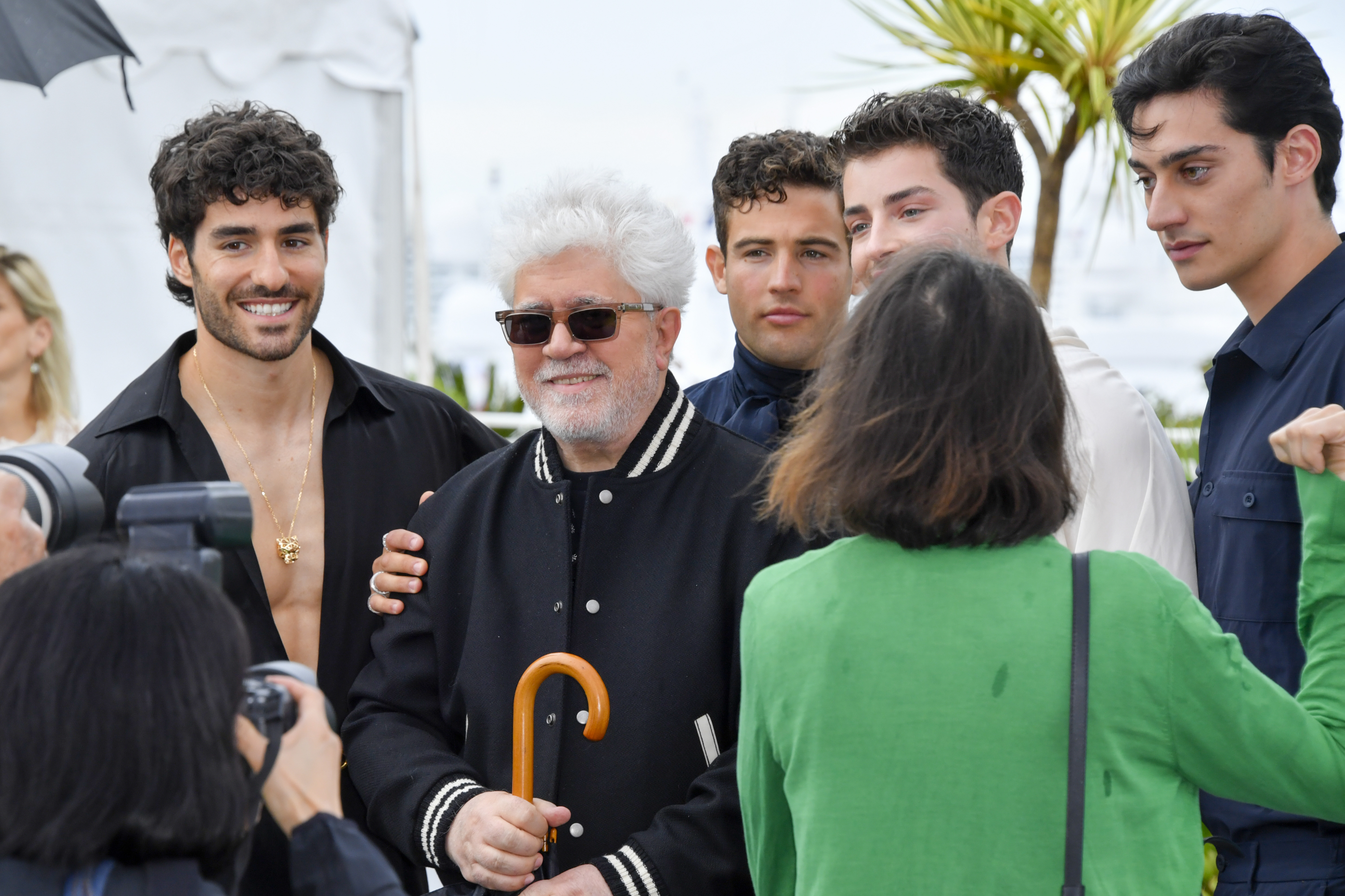 Elenco de Strange Way of Life em Cannes (Foto: Getty Images)