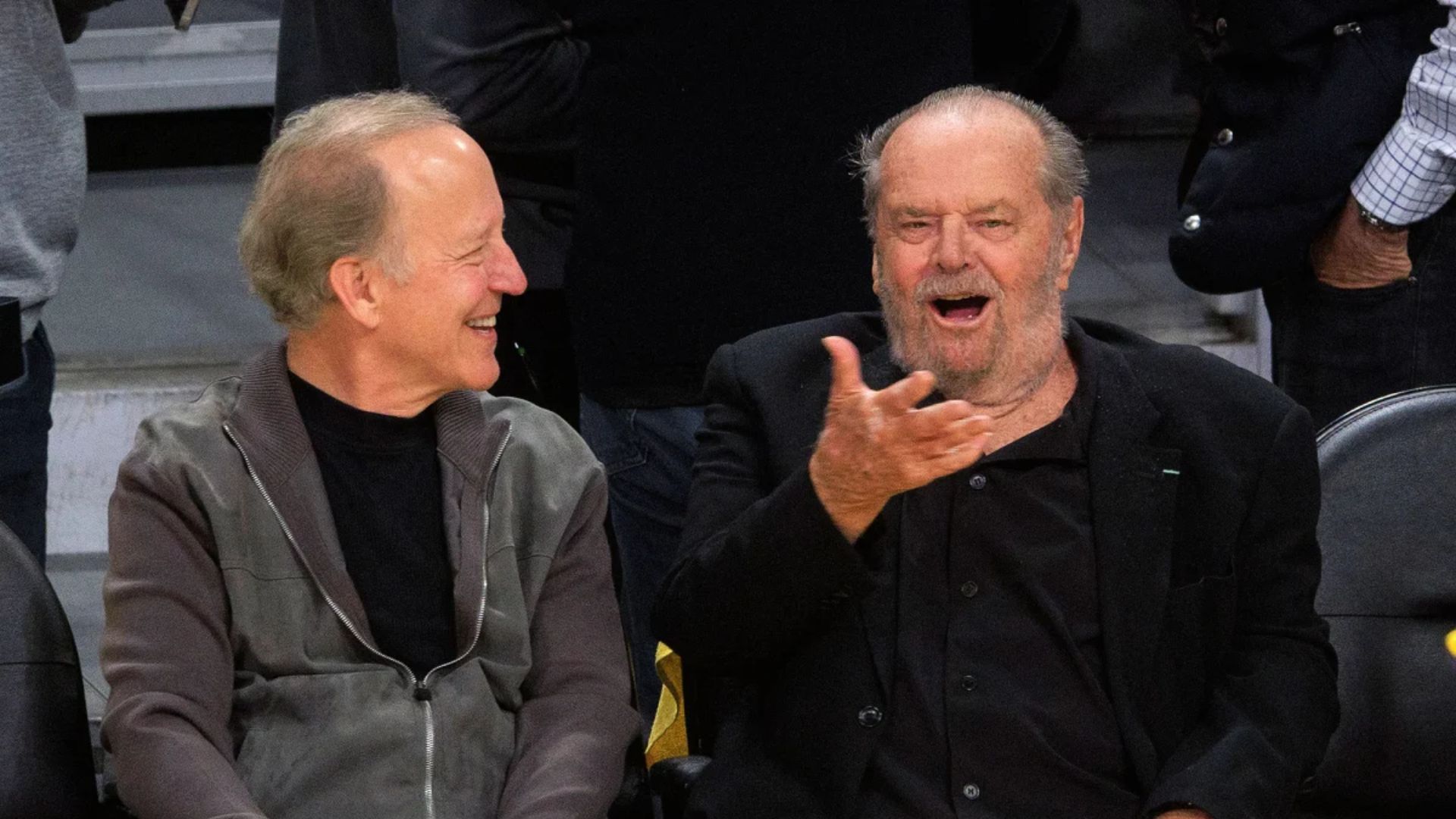 Jack Nicholson em partida dos Los Angeles Lakers
