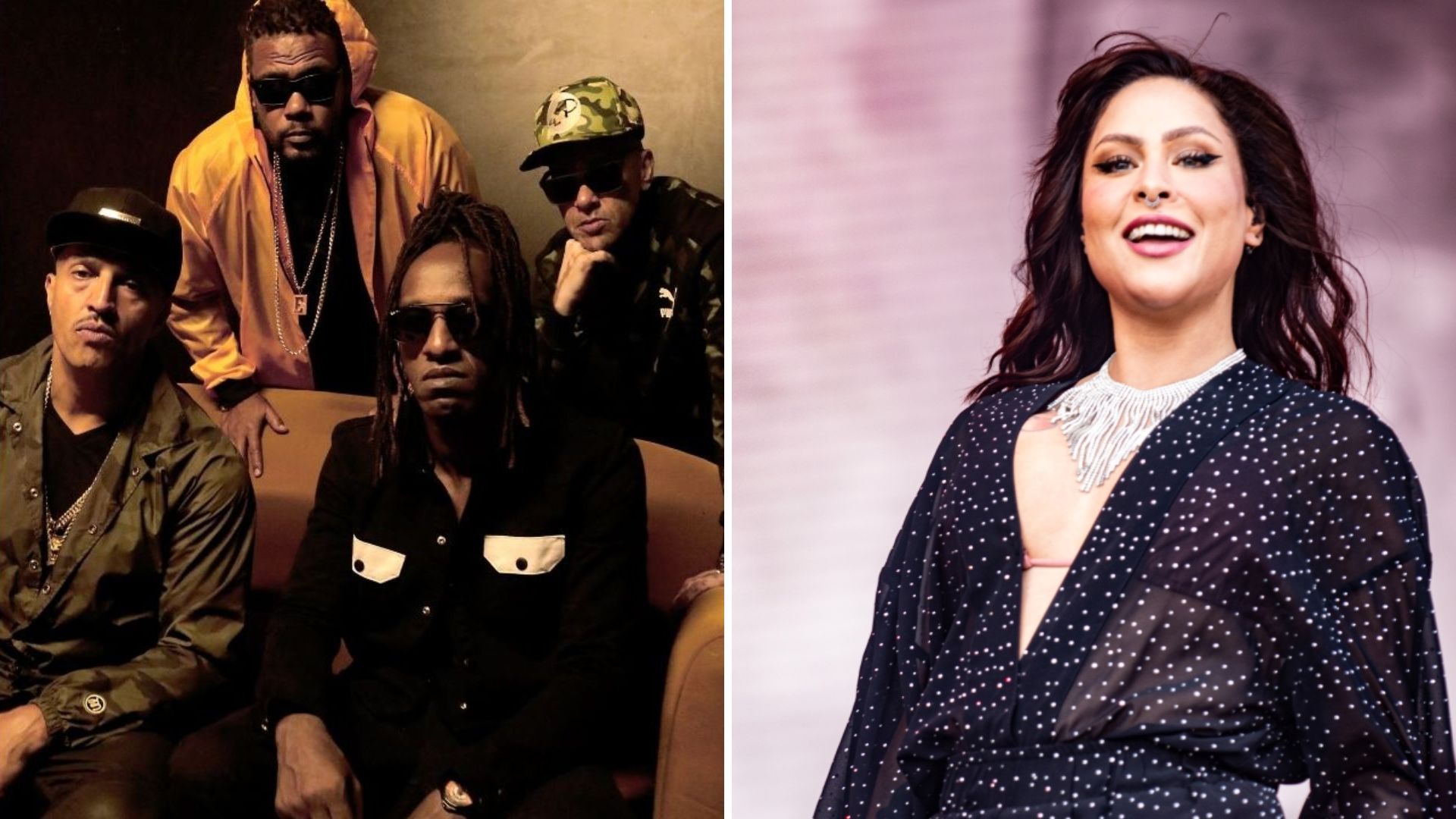 Racionais MC's (Foto: Klaus Miitedorf) e Pitty (Foto: Stephanie Hahne)