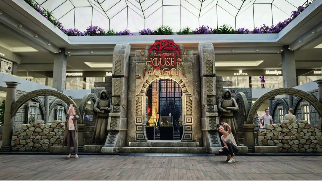 Exposição ' A Casa do Dragão' no Shopping Itaquera em São Paulo (Foto: divulgação)