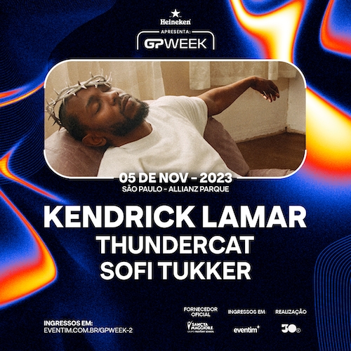 Kendrick Lamar, Thundercat e SOFI TUKKER se apresentam no segundo dia de GPWeek 2023