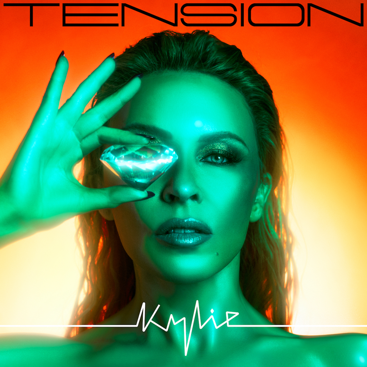 A capa do álbum 'Tension', de Kylie Minogue (Reprodução)