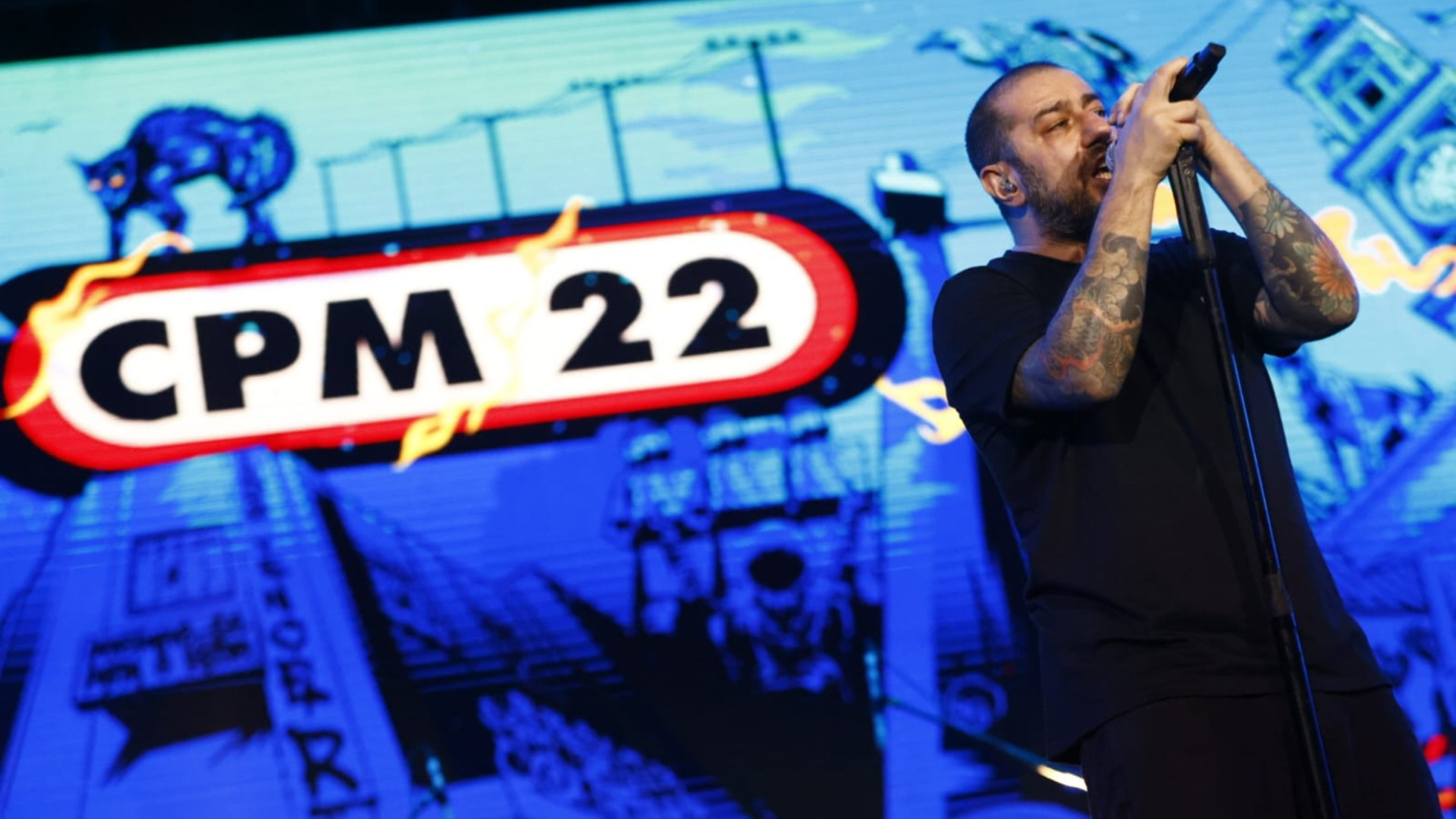 A banda CPM 22 participou de mais uma edição do João Rock