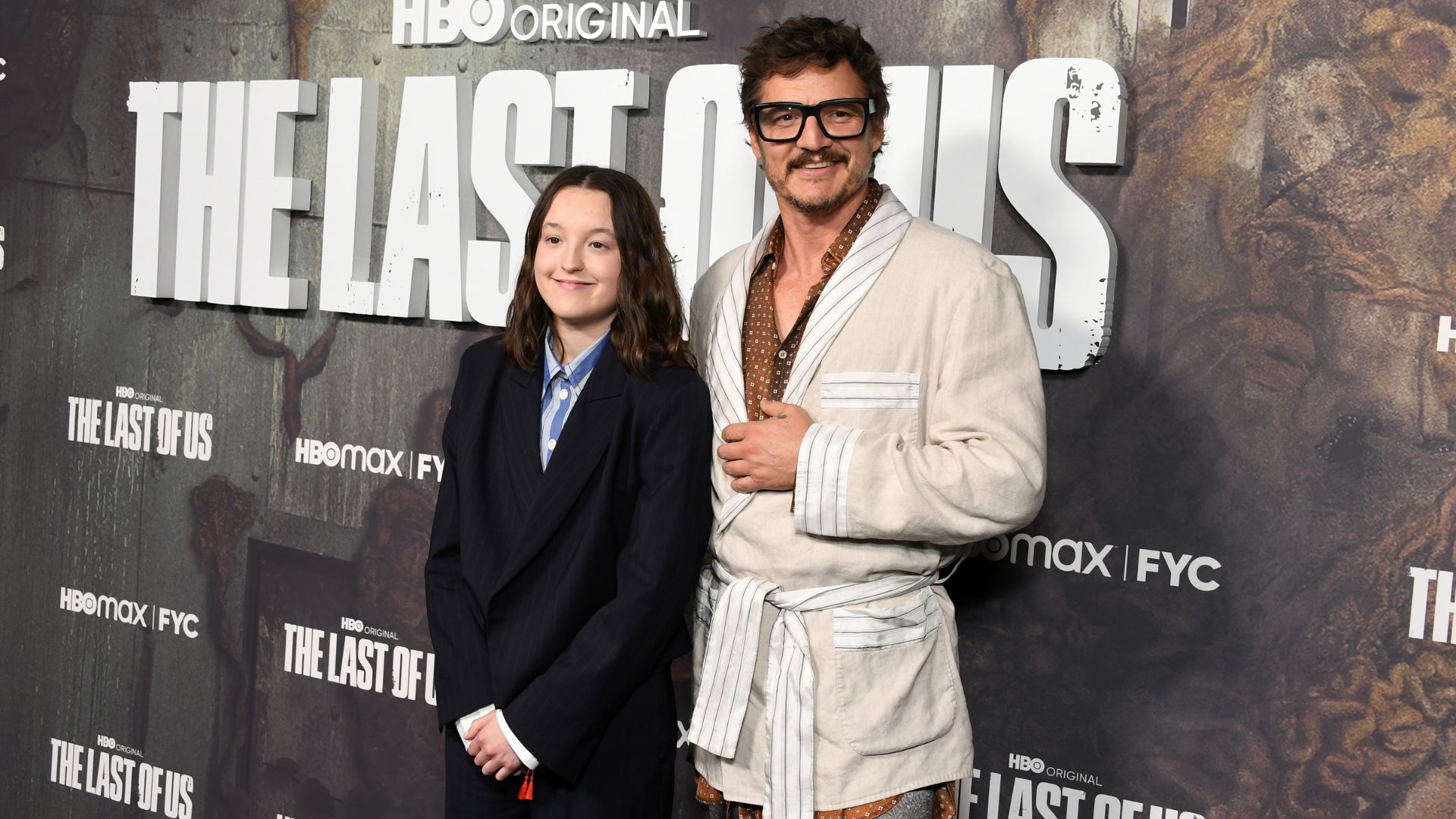 Bella Ramsey e Pedro Pascal, estrelas de The Last of Us (Foto: Jon Kopaloff/Getty Images)