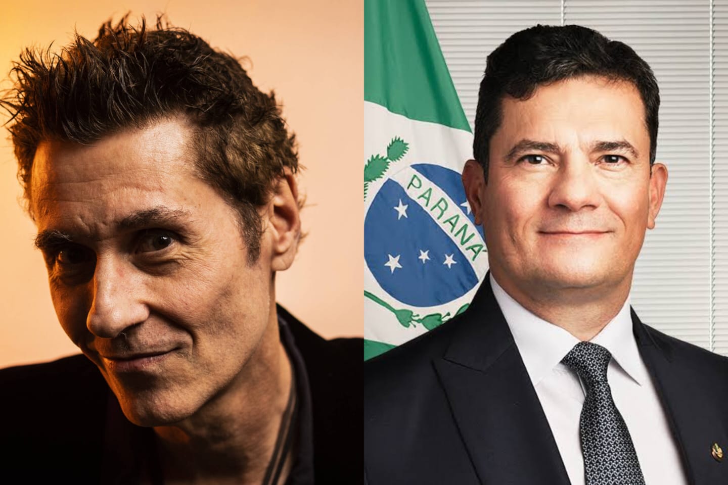 Dinho Ouro Preto e Sérgio Moro (Reprodução)