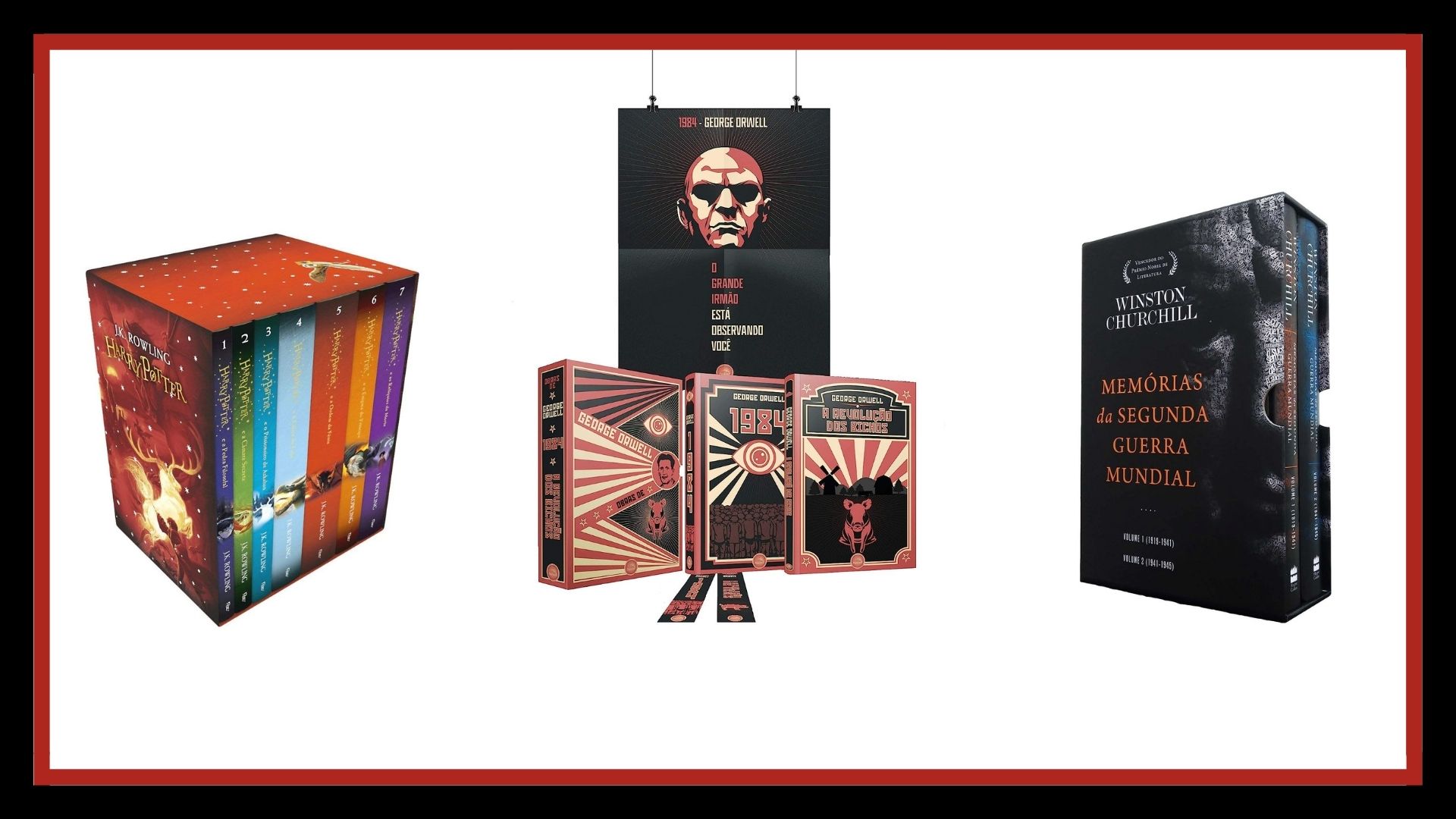 Selecionamos 10 boxes de livros em oferta para você colecionar. Vem ver!