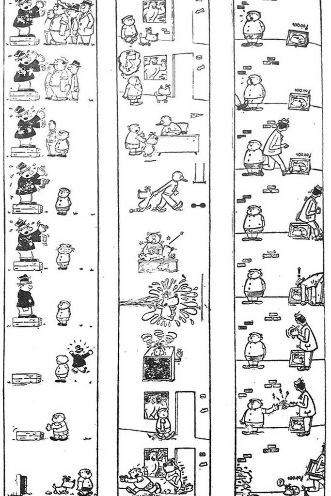 Bidu foi o primeiro personagem de Mauricio de Sousa em tirinha publicada na Folha da Tarde, em 1959 (Reprodução/Folha de S.Paulo)