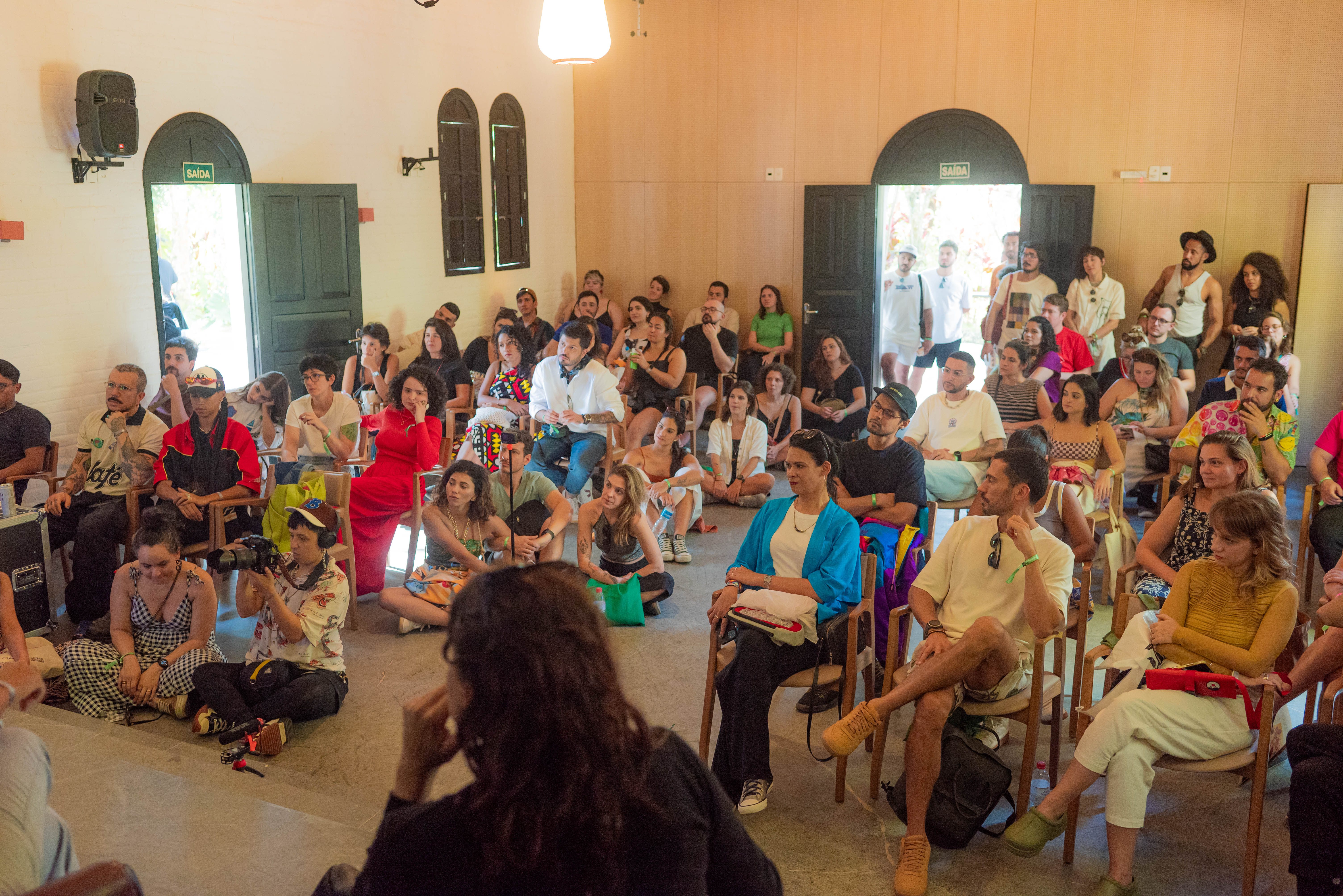 Parte de dentro da Igrejinha do Instituto Inhotim