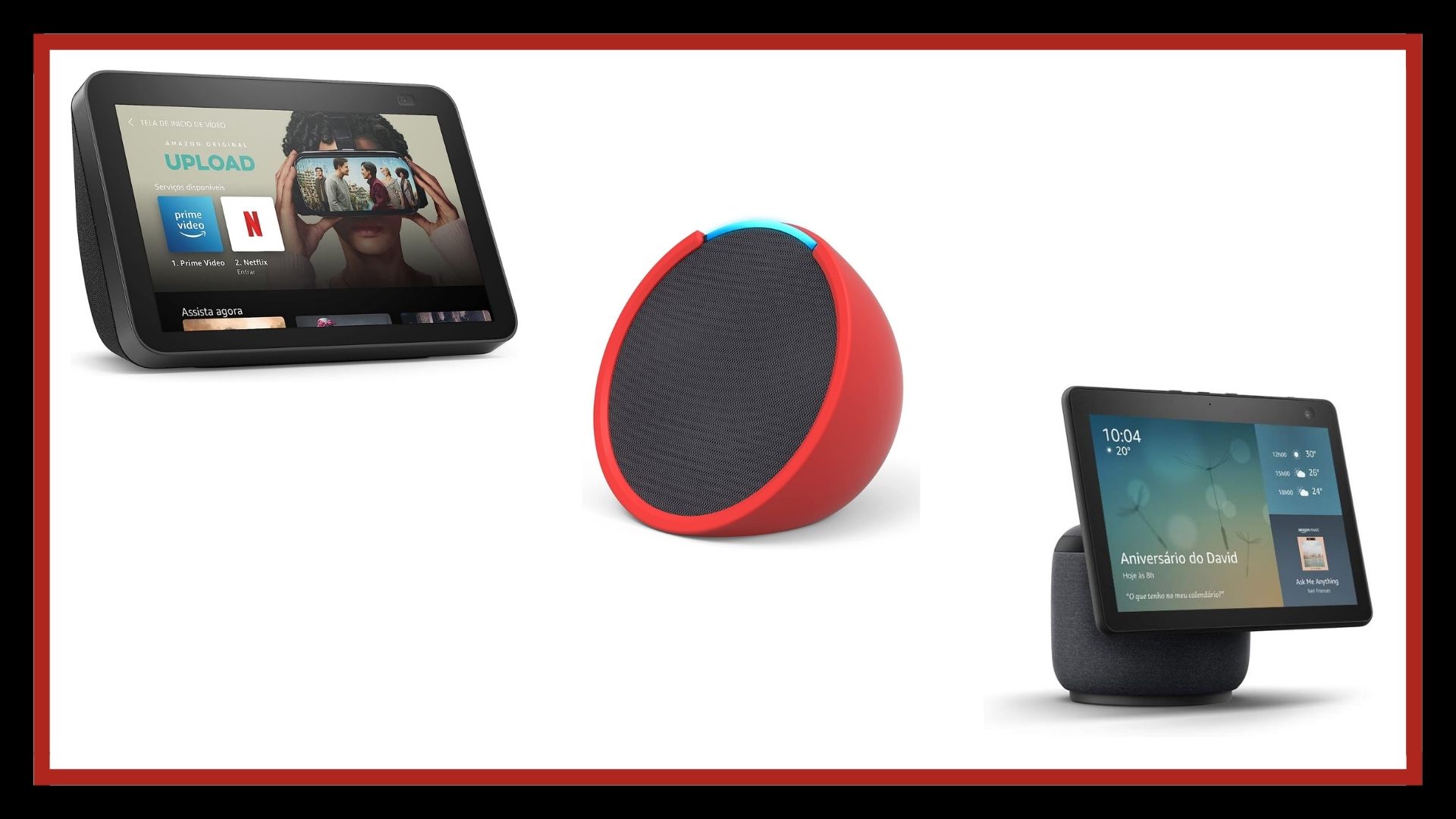 Adquira os acessórios e itens da família Echo, e aprimore sua experiência com os dispositivos.