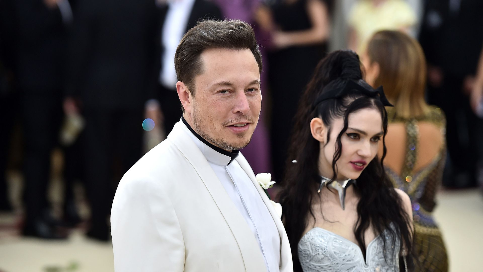 Elon Musk e Grimes (Theo Wargo/Getty Images)