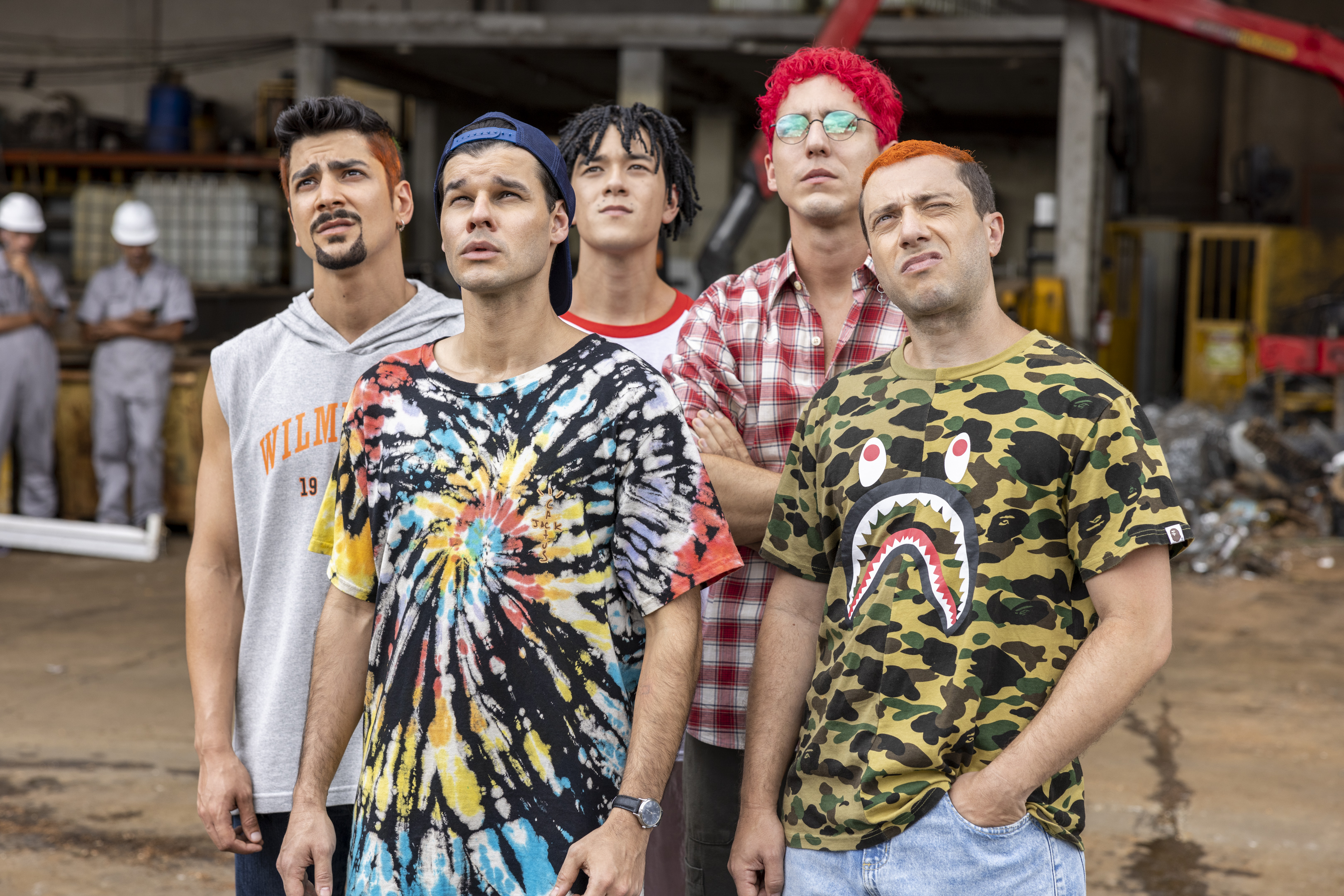 Cena de Mamonas Assassinas - O Impossível Não Existe (Foto: Edu Moraes / Divulgação)