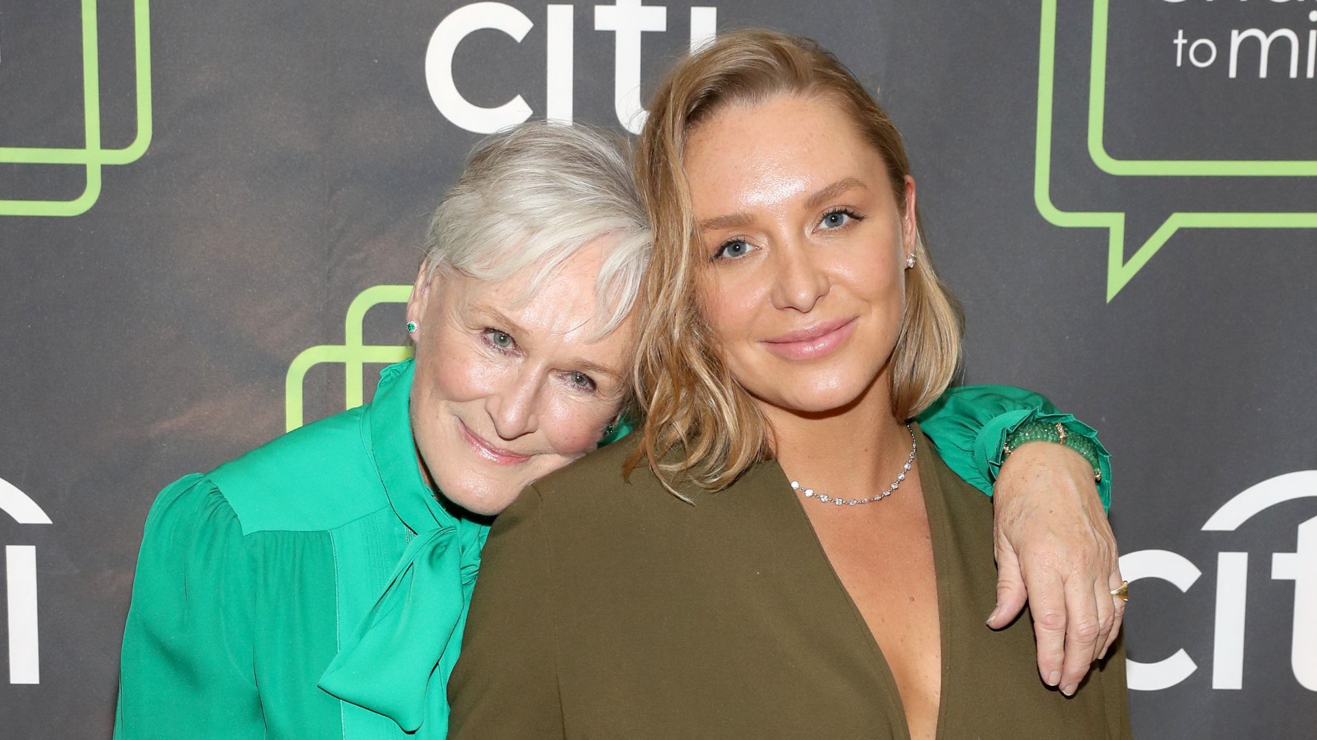 Glenn Close e Annie Starke (Bennett Raglin/Getty Images)